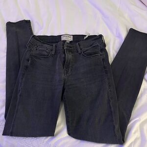 FRAME le skinny jeans grey